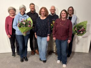 Altes und neues Vorstandsteam von VOICES